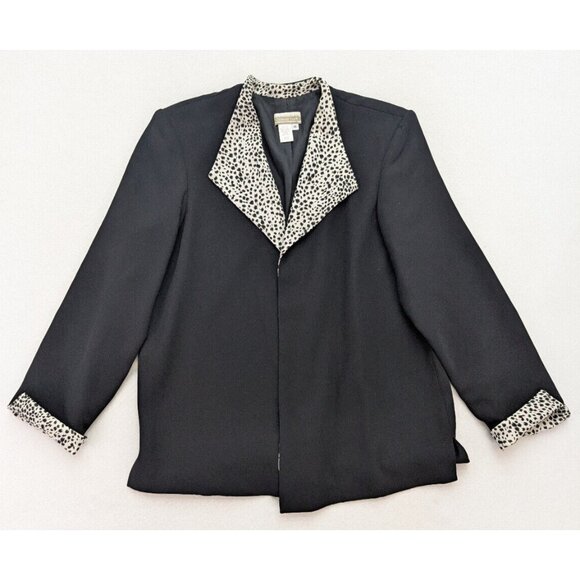 Coldwater Creek Jackets & Blazers - Coldwater Creek Women's Blazer Suit Jacket SIze 18 Black Business Career